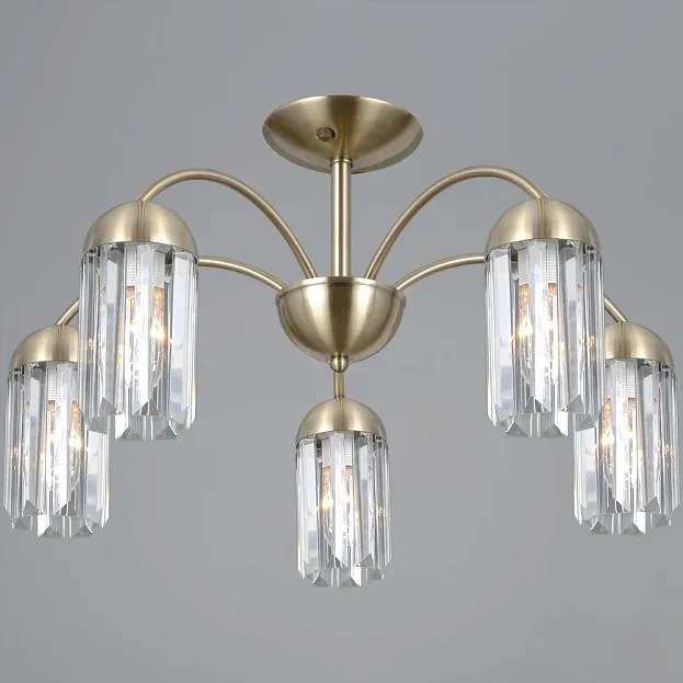 Потолочная люстра ILLUMICO IL0599-5CSQ-24 AB LYRA