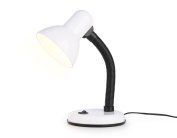 Настольная лампа со сменной лампой E27 с выключателем белый max 40W Ambrella light DE7701 WH