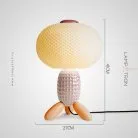 Настольная лампа ALISA TAB Цвет розовый + белый Lampatron alisa-tab-pink 8624-24070