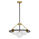 Подвесной светильник Lumina Deco LDP 8034-5 BK+WT Donzano