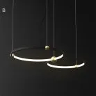 Подвесной Кольцевой Светильник Planetary D50+40 ImperiumLoft 195502-26