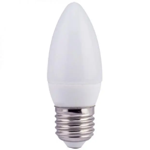 Светодиодная лампочка свеча е27 KANLUX DUN 6W R SMD E27-WW (23009)