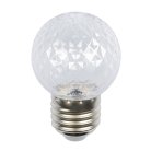 Лампочка светодиодная Volpe LED-D45-1W/BLUE/E27/CL/С PINEAPPLE Bicolor