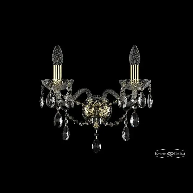 Бра хрустальный Bohemia 1415B/2/165 G Бра хрустальный Bohemia 1415B/2/165 G