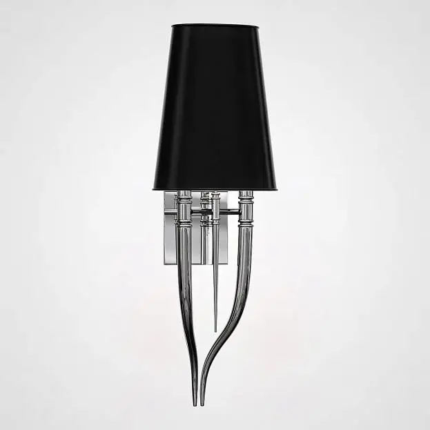 Настенный Светильник Crystal Light Brunilde Ipe Cavalli H92 Silver/Black ImperiumLoft189870-22 Настенный Светильник Crystal Light Brunilde Ipe Cavalli H92 Silver/Black ImperiumLoft189870-22