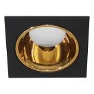 Светильник встраиваемый потолочный MR16 G5.3  черный + золото Feron 51409 DL3112