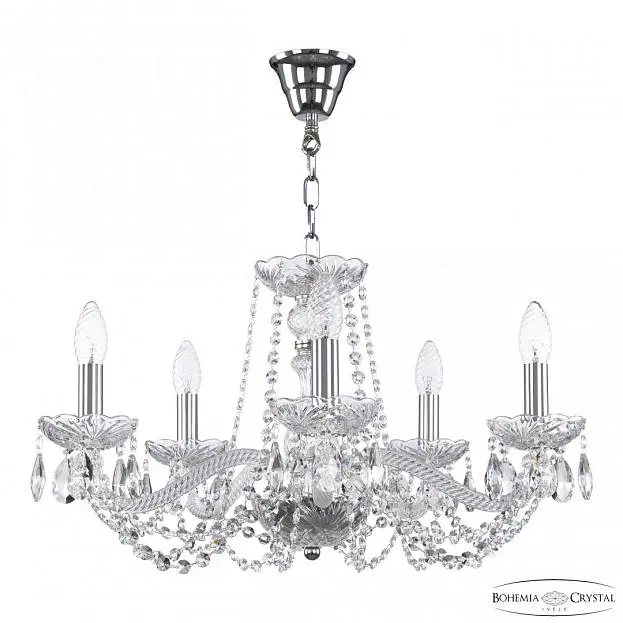 Люстра хрустальная Bohemia Ivele Crystal  119/5/200 Ni