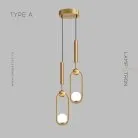 Готовая комбинация светильников FINNUR BALL DUO Тип A. Плафон стекло Lampatron finnur-ball-duo-a 7787-21962