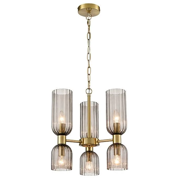 светильник подвесной, E14, 6x40W Velante 281-443-06 Современный стиль