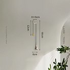 Бра JUBE WALL Хром+Бежевый. Тип В. Нейтральный свет Lampatron 8393-22991