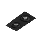 Встраиваемый поворотный светодиодный светильник LeDron MJ1006 SQ2 Black 4000K