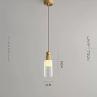 Подвесной светильник EKKE Цвет Латунь Lampatron f-ekke-brass 8514-23560