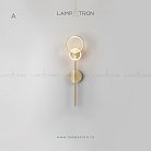 Бра ZINGY Размер А. Цвет Латунь Lampatron 4242-10616