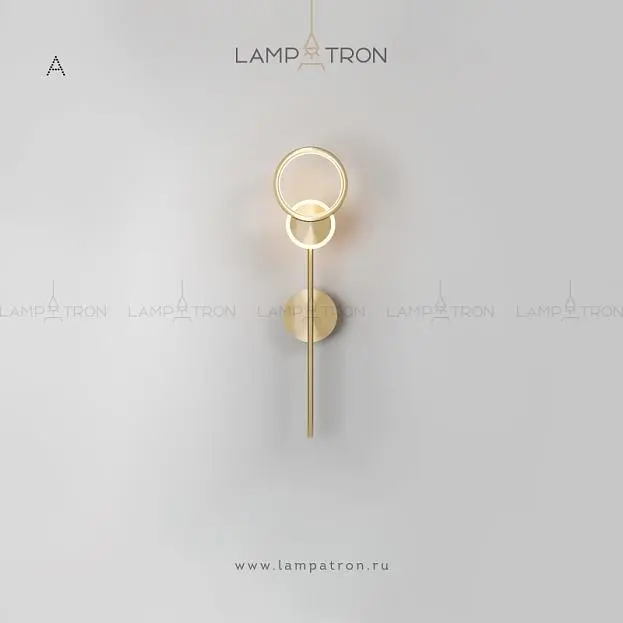 Бра ZINGY Размер А. Цвет Латунь Lampatron 4242-10616 Бра ZINGY Размер А. Цвет Латунь Lampatron 4242-10616
