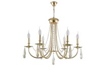 Люстра Crystal Lux VICTORIA SP6 GOLD/AMBER 3340/306
