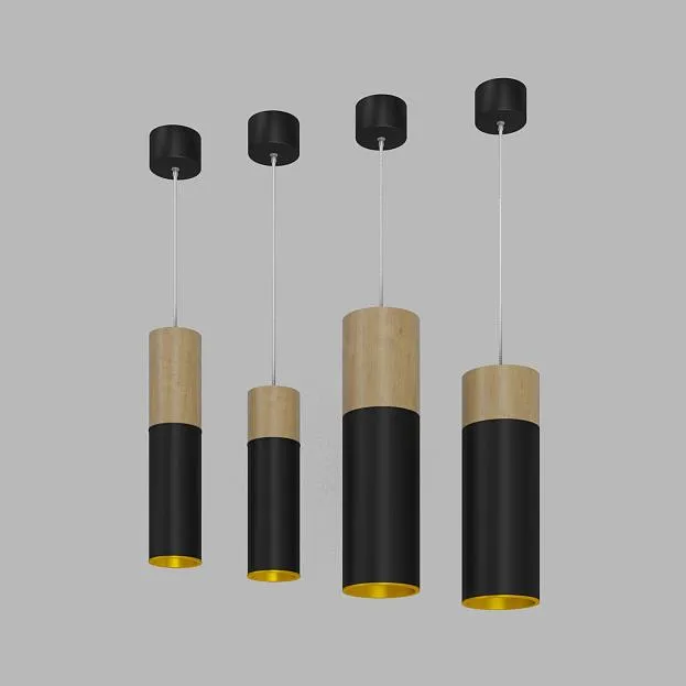 Подвесной (накладной) светодиодный светильник Ledron SLC7391/7W-PB Black-Gold