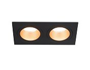 Встраиваемый светильник Ambrella light TN102833/2 BK/GD черный/золото GU5.3/2 178*93*50
