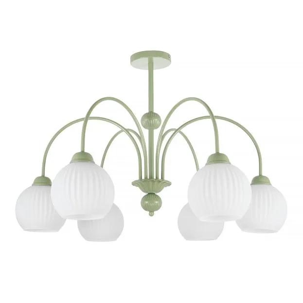 Потолочная люстра MyFar MR2271-6C Flora Потолочная люстра MyFar MR2271-6C Flora