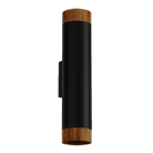 Настенный светильник под сменную лампу Ledron Danny mini 2 WS-GU10 Black Wooden