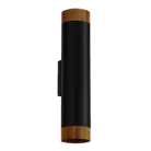 Настенный светильник под сменную лампу Ledron Danny mini 2 WS-GU10 Black Wooden