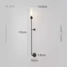 Бра STENLY WALL B Цвет: Черный + Зеленый Lampatron 8160-23113