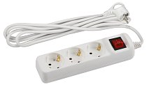Розеточные блоки, удлинители ЭРА U-3es-3m-3x1,5