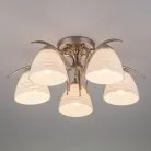 Потолочная люстра Eurosvet 30121/5 сатин-никель Megan 00000083441