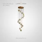 Подвесной светильник NORMAN 16 подвесов. Цвет латунь Lampatron 8677-24268