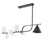 Подвесной светильник Lumina Deco LDP 7036-7 BK+WT