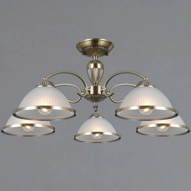 Потолочная люстра ILLUMICO IL0596-5CSQ-25 AB AREZZO Потолочная люстра ILLUMICO IL0596-5CSQ-25 AB AREZZO