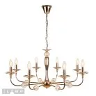 Подвесная люстра iLamp 1030-8GD Aura