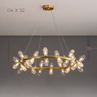 Кольцевые люстры и светильники SELMER 32 лампы Lampatron 7656-21418