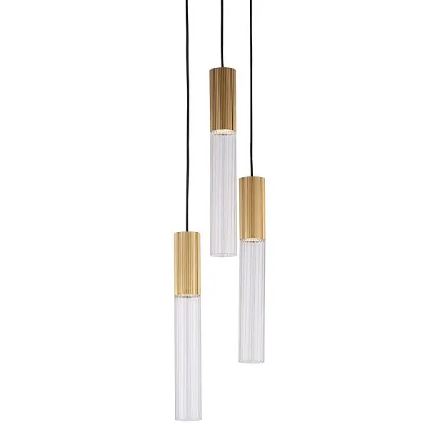 Подвесной светильник Delight Collection MD2045-3A ant.brass Flume Подвесной светильник Delight Collection MD2045-3A ant.brass Flume