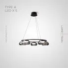 Кольцевые люстры и светильники JULIANO Тип A. 5 ламп Lampatron juliano-a-5 7031-19325