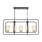 Подвесной светильник Lumina Deco LDP 1238-5 BK+MD Indivia