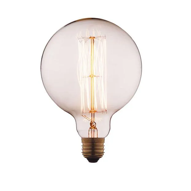 Лампа накаливания Loft It G12540 E27 40W шар прозрачный Edison Bulb