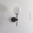 Бра NOEL WALL Черный + Белый мрамор Lampatron 8981-25435