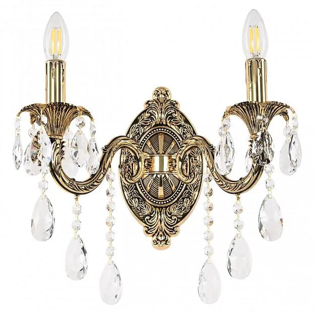 Бра с хрустальными подвесками Bohemia Ivele Crystal AL7901B10/2/175 B GB AL7901
