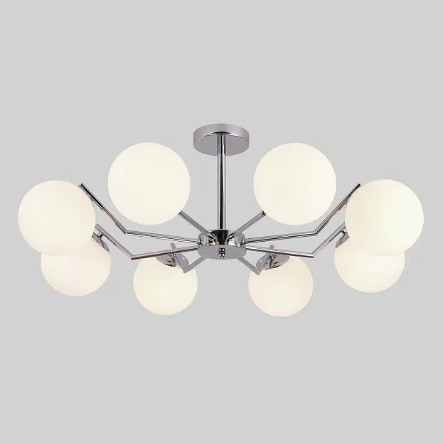 Потолочная люстра Eurosvet 70154/8 хром Frost a057070 Потолочная люстра Eurosvet 70154/8 хром Frost a057070
