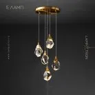 Подвесной светильник CRISTEL ONE 5 подвесов. Lampatron 3223-8020