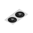 Встраиваемый поворотный светодиодный светильник LeDron MJ1006 SQ2 White-Black 4000K