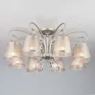 Потолочная люстра Eurosvet 60065/8 серебро Liona 00000082055