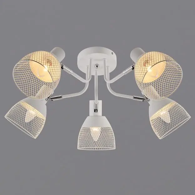 Потолочная люстра Reluce 01581-3.3-05 WH+CR Потолочная люстра Reluce 01581-3.3-05 WH+CR
