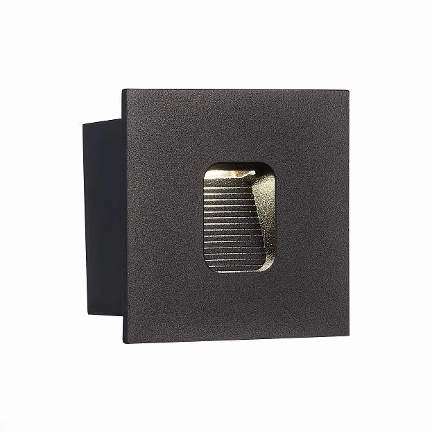 Светильник уличный настенный Черный LED 1*1W 4000K ST Luce SL9501.441.01 VISANO