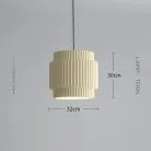Подвесной светильник GUDMAR Цвет кремово-желтый Lampatron 8613-24015