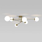 Потолочная люстра Eurosvet 30181/6 латунь Netz a062217