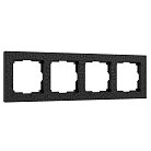 Рамка на 4 поста (черный) Werkel W0042408 Hammer a052527