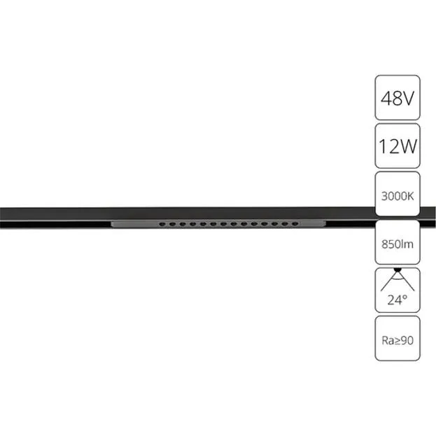 Магнитный трековый светильник Arte Lamp A7286PL-1BK OPTIMA