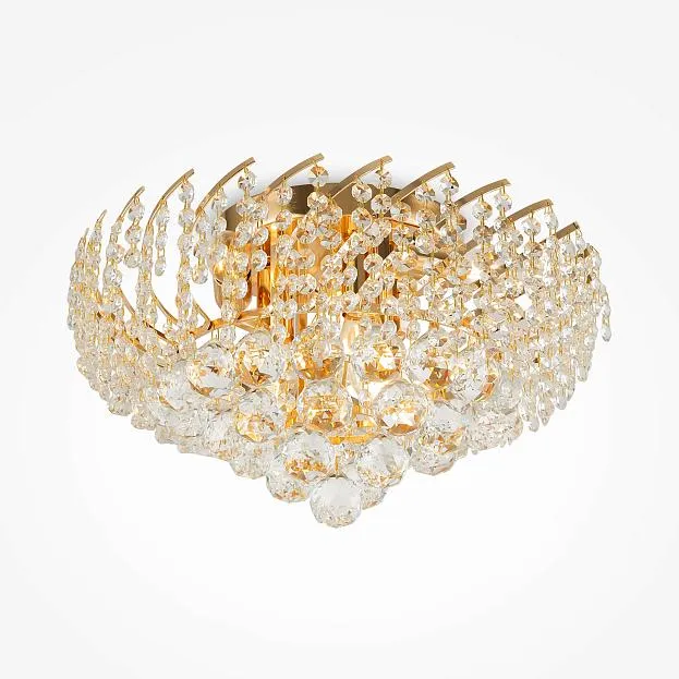 Люстра потолочная хрустальная Maytoni DIA120-06-G Karolina