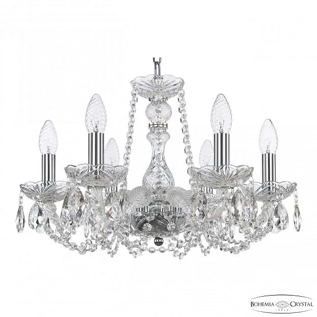 Люстра хрустальная Bohemia Ivele Crystal 119/6/165 Ni